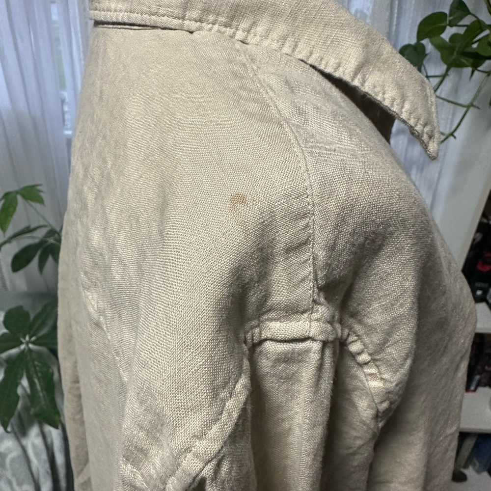 Quince Beige Button Down Shirt - Picture 4 of 4